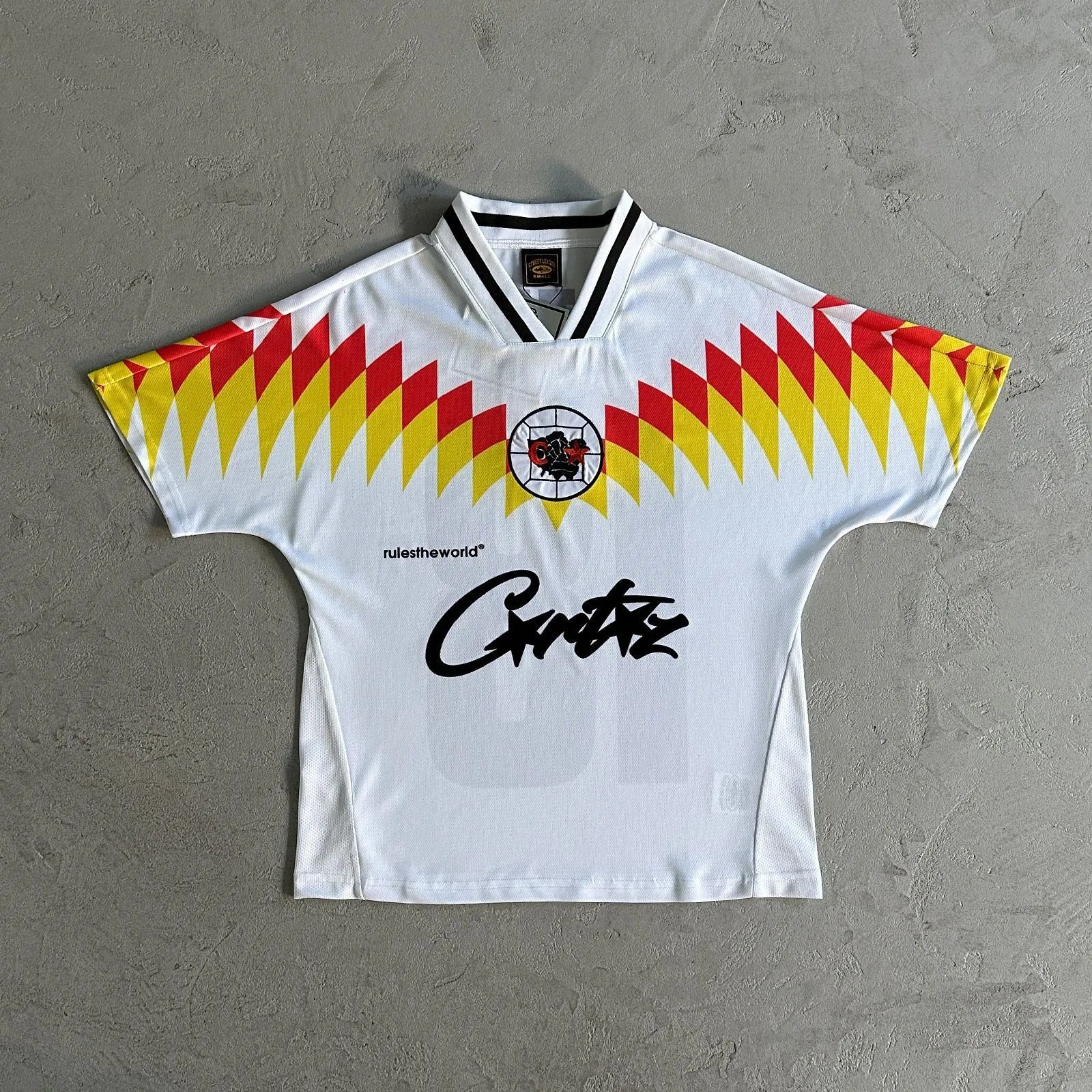 Corteiz Jersey — White/8890 colorway — USFans Spreadsheet photo