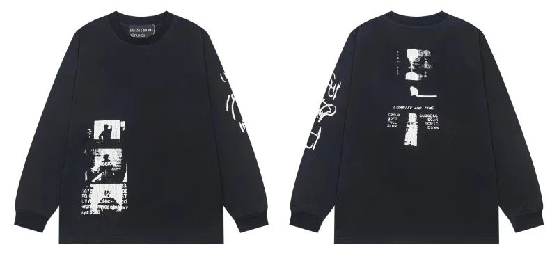 ERD Hoodies — ER017 Black Long Sleeve T-Shirt colorway — USFans Spreadsheet photo