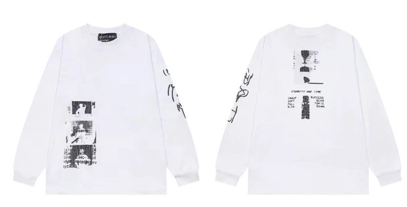 ERD Hoodies — ER017 white long sleeve T-shirt colorway — USFans Spreadsheet photo