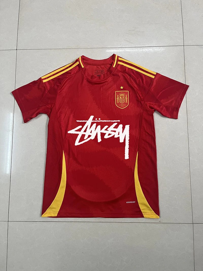 Stussy Jerseys — 2425 Spanish home with letters colorway — USFans Spreadsheet photo