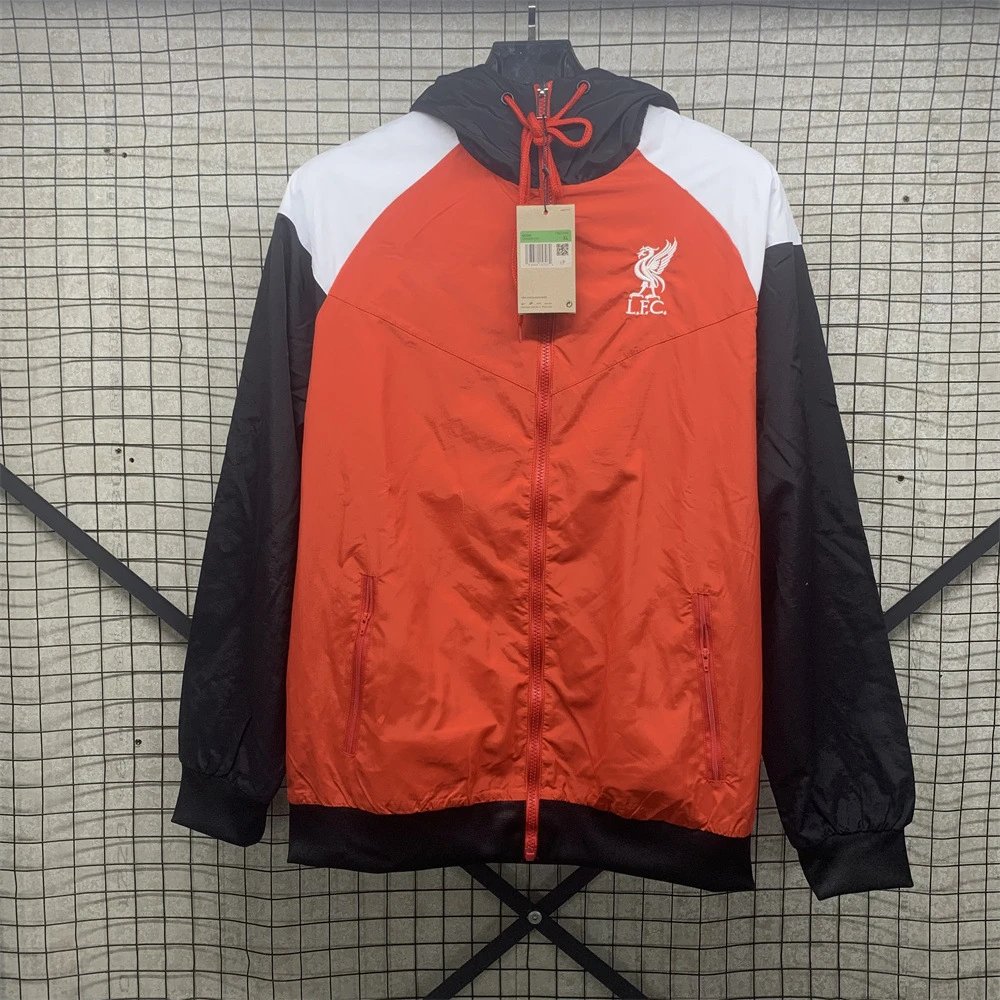 Vintage Jersey Hoodie Zip — Liverpool One-sided Embroidered Hooded W colorway — USFans Spreadsheet photo