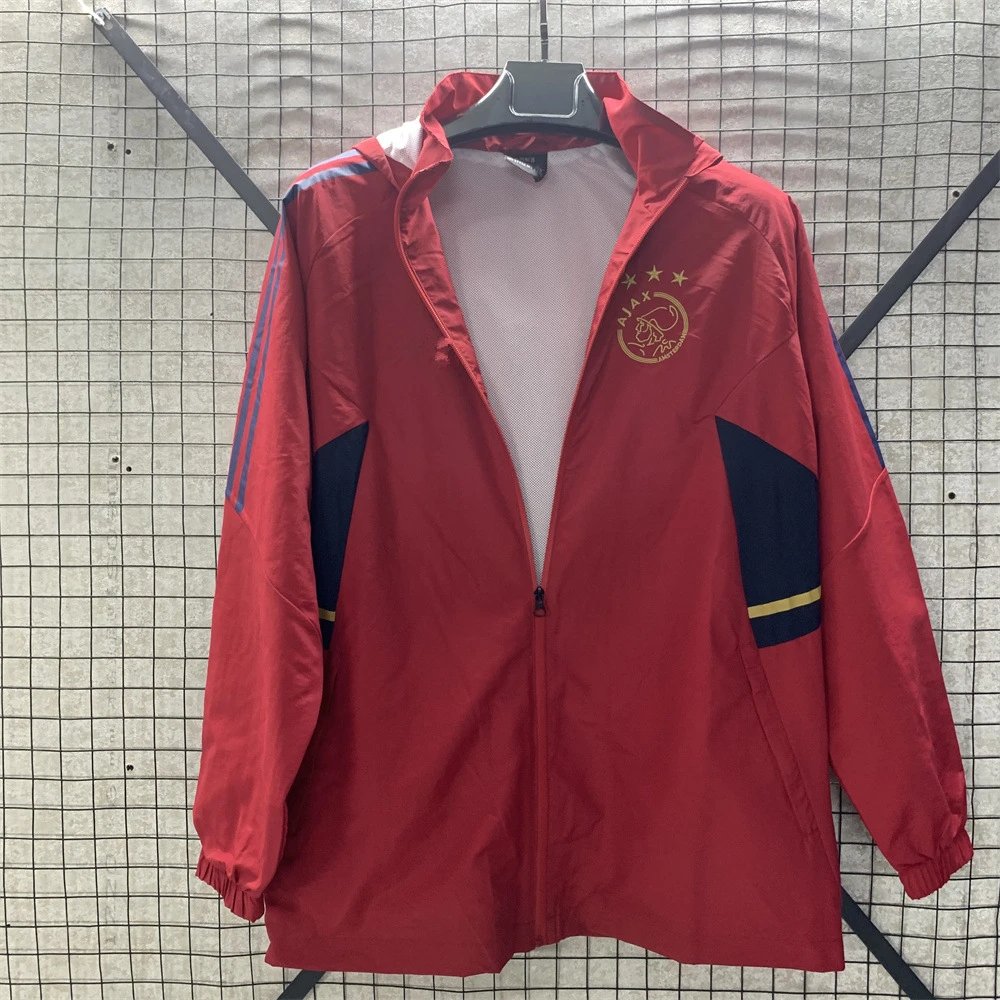 Vintage Jersey Hoodie Zip — New Ajax single-sided hooded trench coat colorway — USFans Spreadsheet photo
