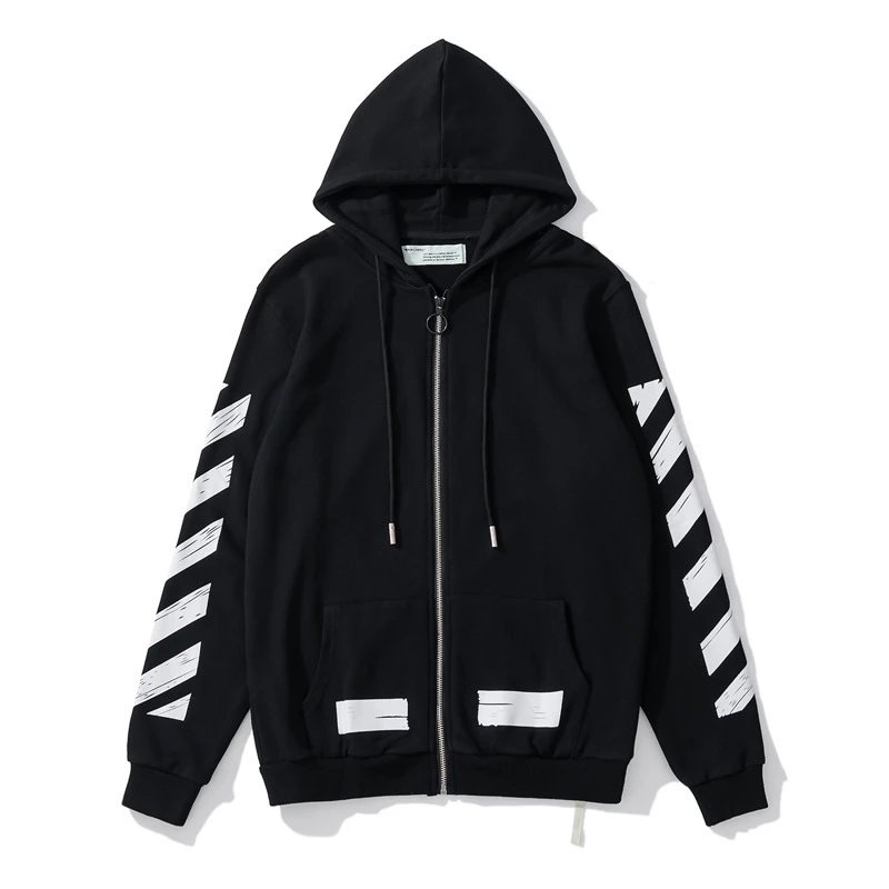 Off-White Hoodies — 911# black zipper colorway — USFans Spreadsheet photo