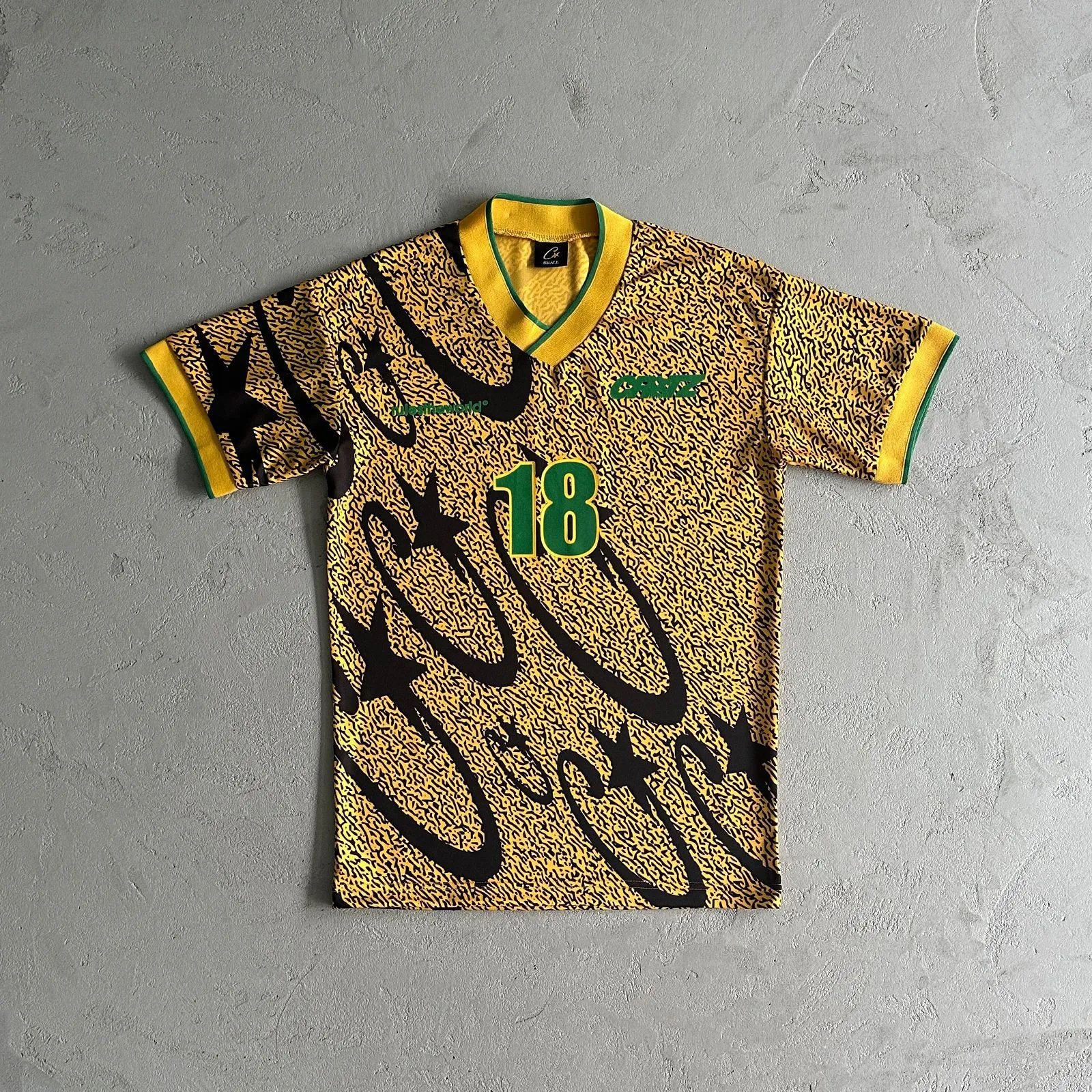 Corteiz Jersey — Yellow/225 colorway — USFans Spreadsheet photo
