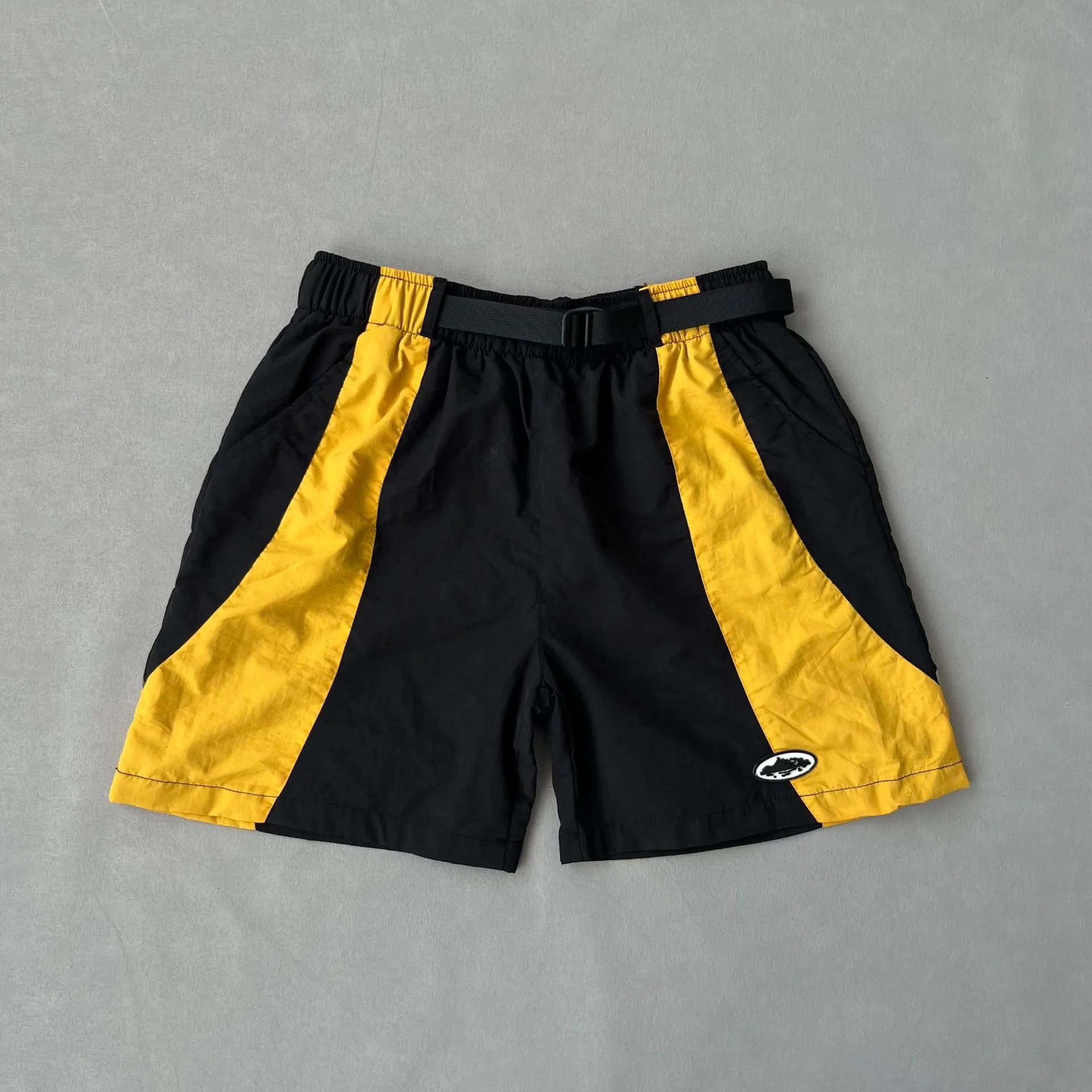 Corteiz Windbreaker Jacket — Yellow spell yellow/shorts/high-quality colorway — USFans Spreadsheet photo