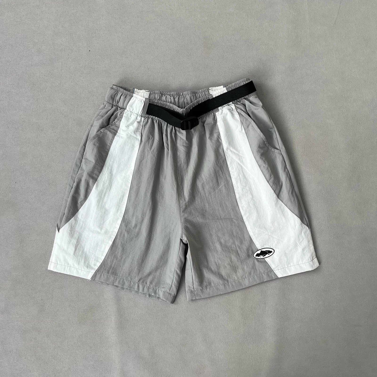 Corteiz Windbreaker Jacket — Grey White/Shorts/high-quality colorway — USFans Spreadsheet photo