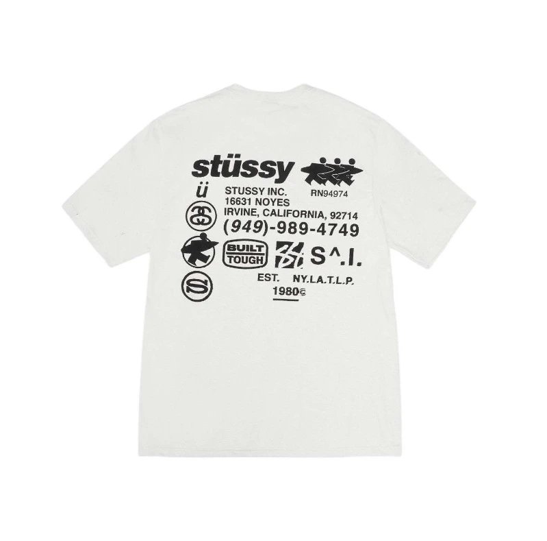 Nike x Stussy Green White T-Shirt — White [multi-label]] colorway — USFans Spreadsheet photo