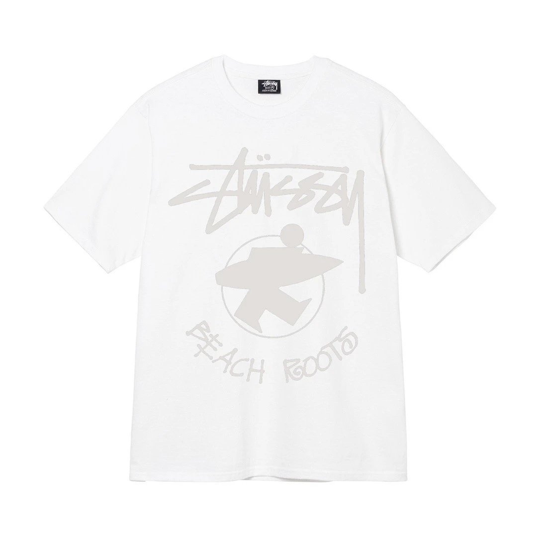 Nike x Stussy Green White T-Shirt — White [Round Man 01]] colorway — USFans Spreadsheet photo