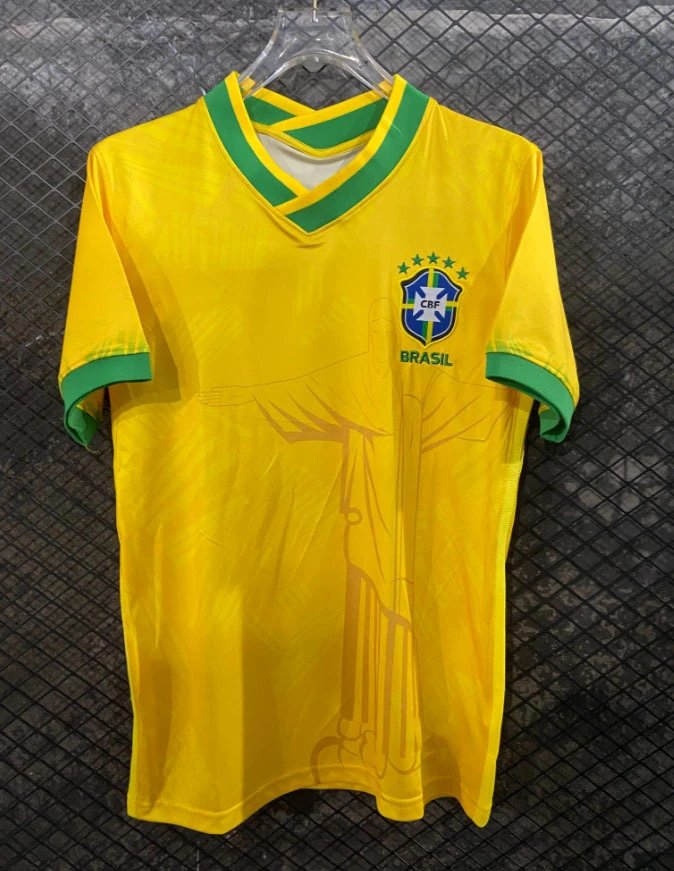 Jersey — yellow jesus edition brazil colorway — USFans Spreadsheet photo