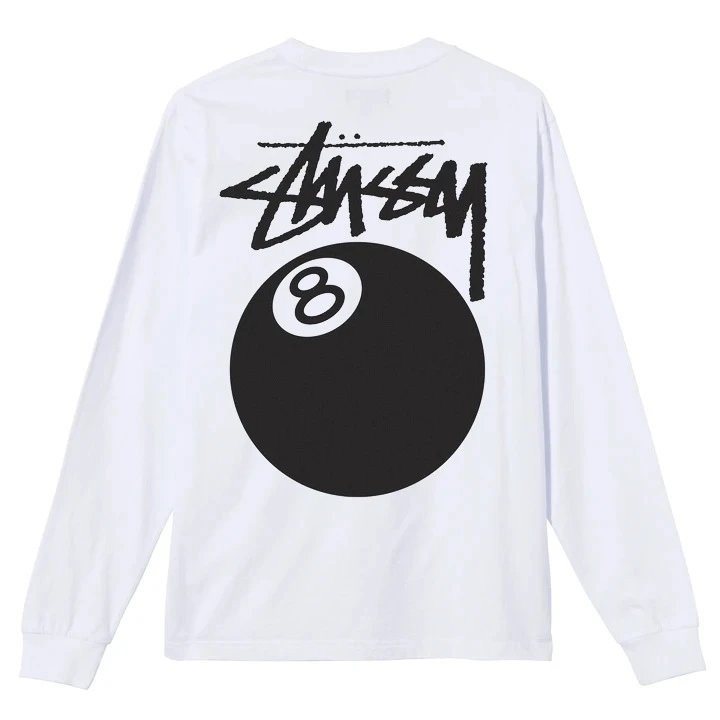 White billiard long sleeve]