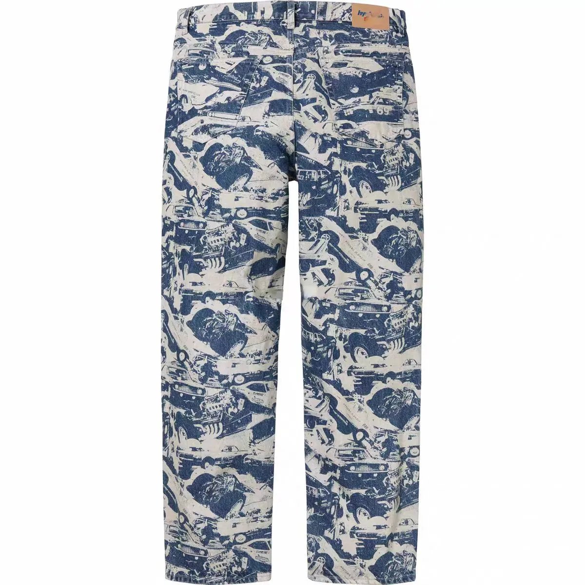 Jeans Supreme — HY joint printing blue (size is too larg colorway — USFans Spreadsheet photo