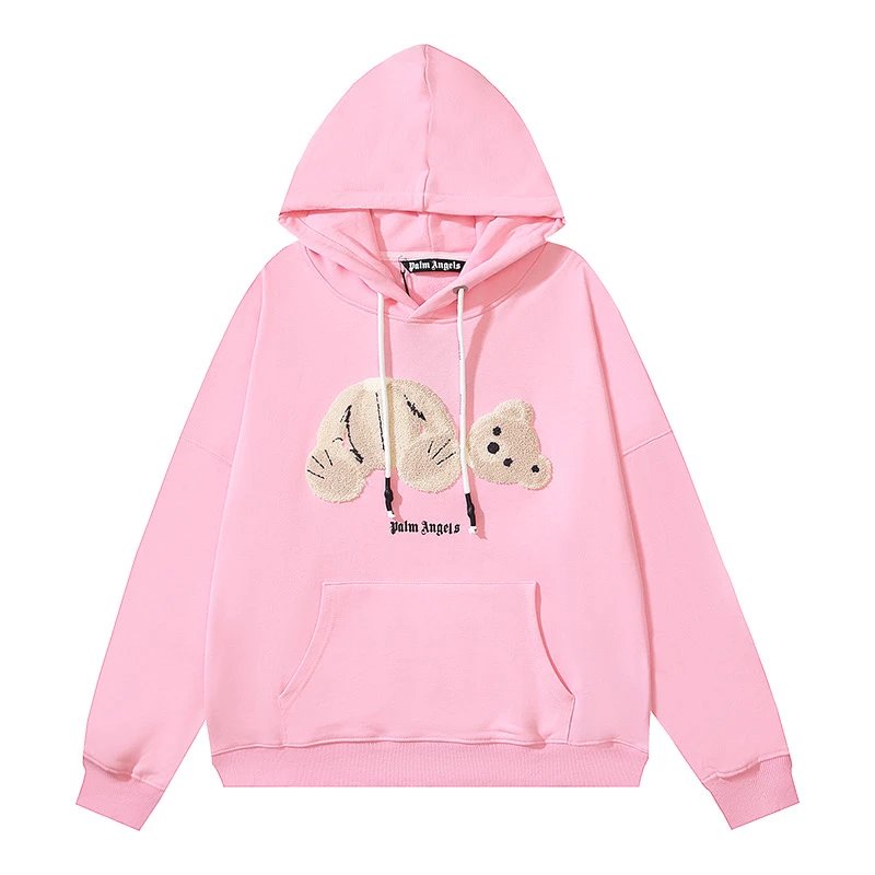 Palm Angels Hoodie — Pink Brown Correct Edition terry colorway — USFans Spreadsheet photo