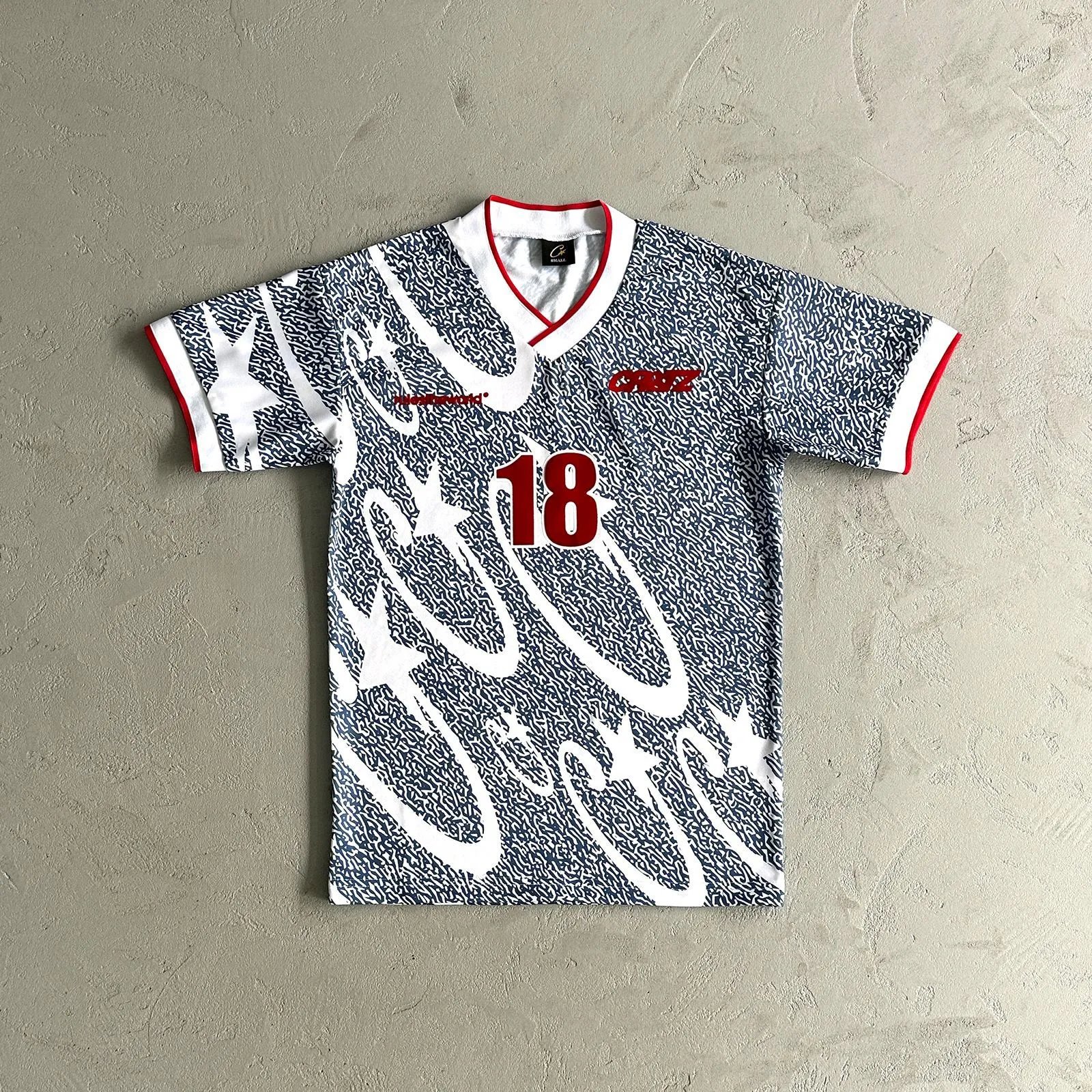 Corteiz Jersey — White/225 colorway — USFans Spreadsheet photo