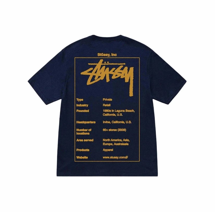 Nike x Stussy Green White T-Shirt — Tibetan Blue [Square 01]] colorway — USFans Spreadsheet photo