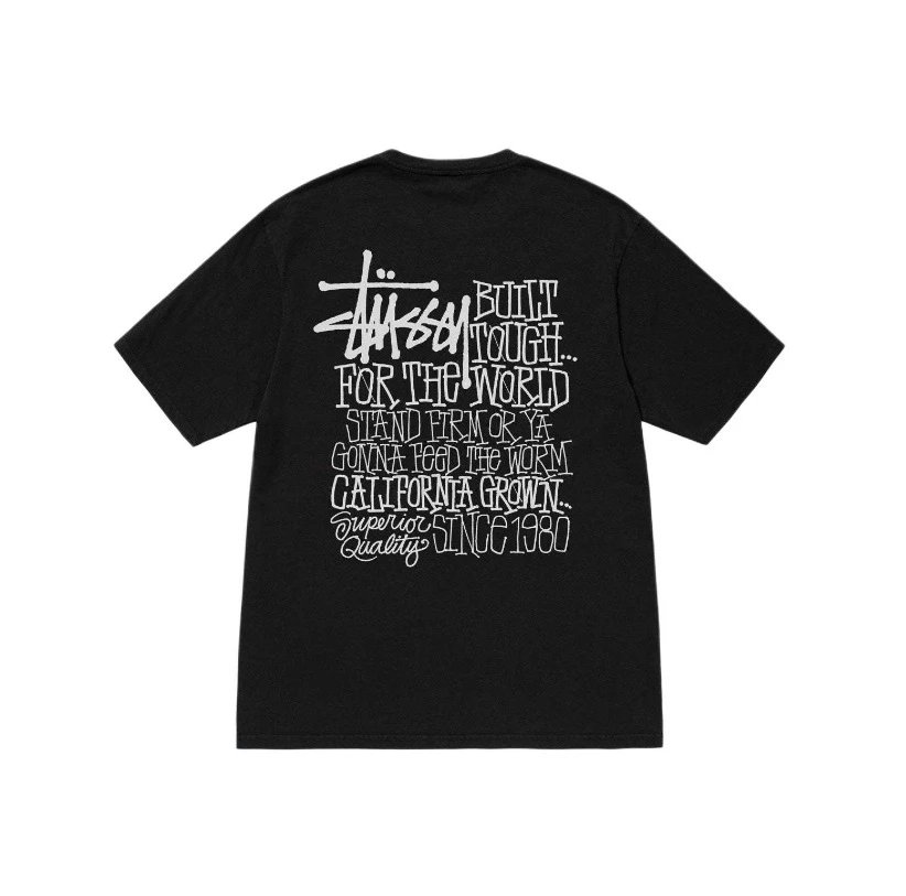 Nike x Stussy Green White T-Shirt — Black [essay]] colorway — USFans Spreadsheet photo