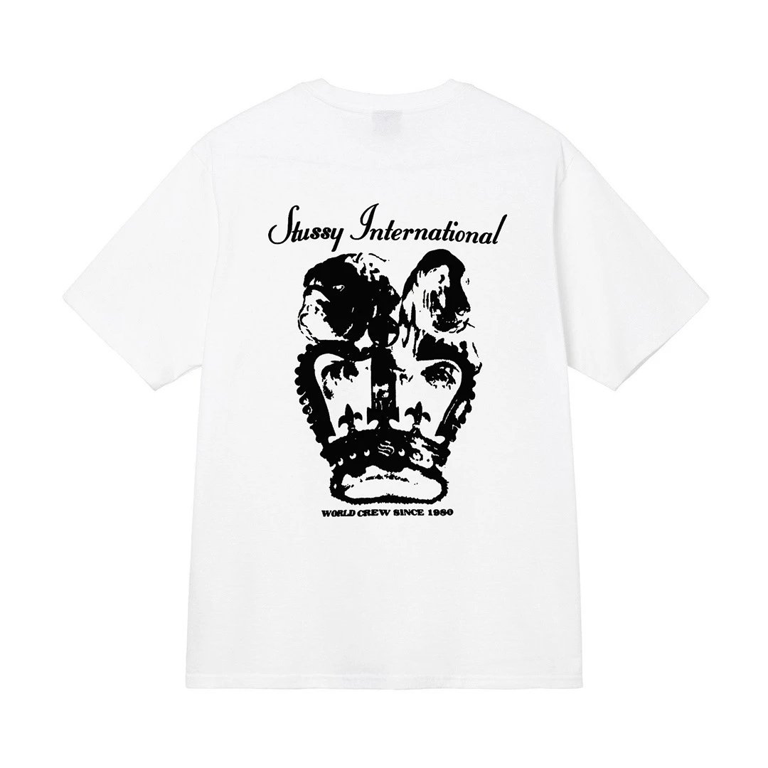 Nike x Stussy Green White T-Shirt — White two dog] colorway — USFans Spreadsheet photo
