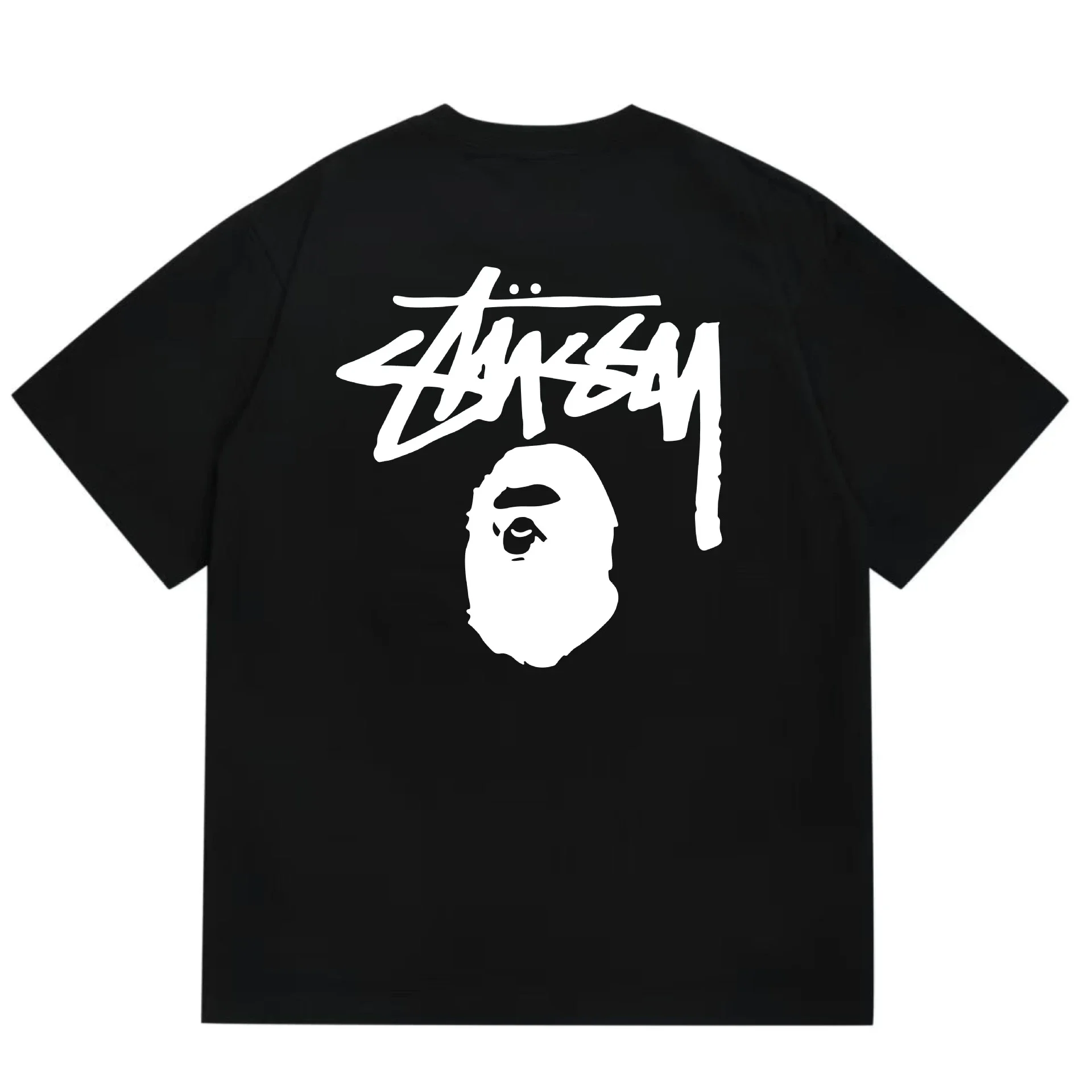 Stüssy × A Bathing Ape (BAPE)  T-Shirt