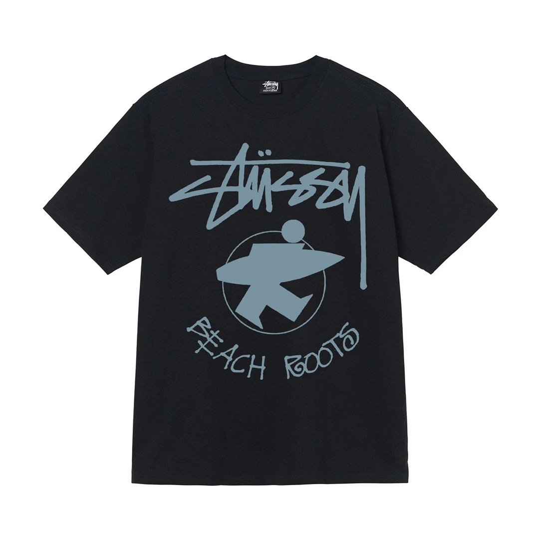Nike x Stussy Green White T-Shirt — Black [Round Man 01]] colorway — USFans Spreadsheet photo