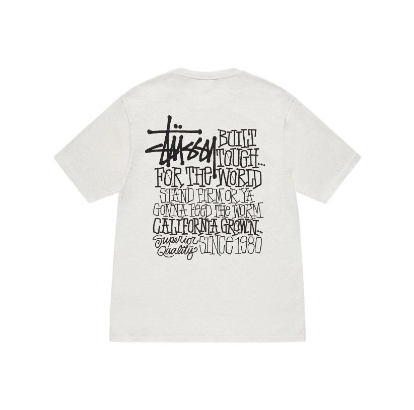 Nike x Stussy Green White T-Shirt — White [essay]] colorway — USFans Spreadsheet photo