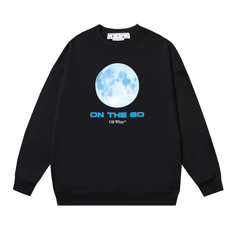 Off-White White Crewneck — 139 black colorway — USFans Spreadsheet photo