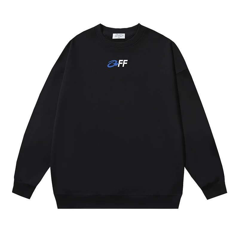 Off-White White Crewneck — 1036 black colorway — USFans Spreadsheet photo