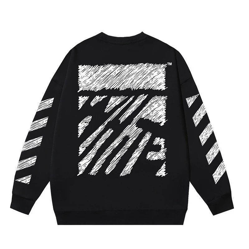 Off-White White Crewneck — 126 black colorway — USFans Spreadsheet photo