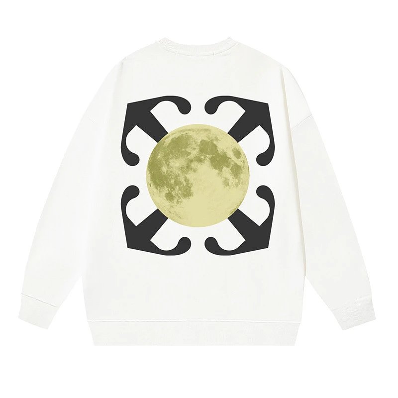 Off-White White Crewneck — 130 white colorway — USFans Spreadsheet photo