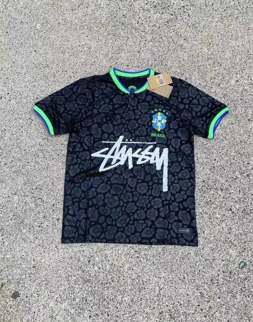 Brazilian goalkeeper with letters