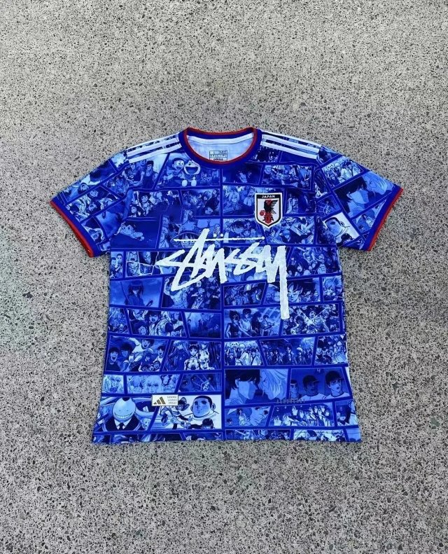 Stussy Jerseys — Japanese anime with letters colorway — USFans Spreadsheet photo