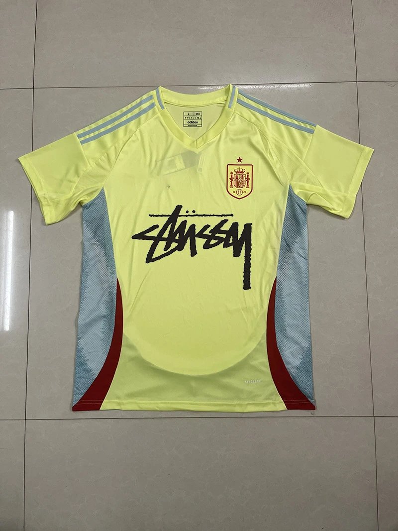 Stussy Jerseys — 2425 Spain away with letters colorway — USFans Spreadsheet photo