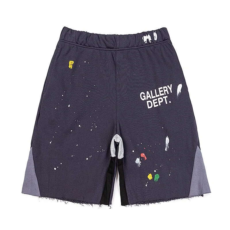 Gallery Dept Multicolor Splatter Panel Terry Basketball Shorts - rep Gallery Dept