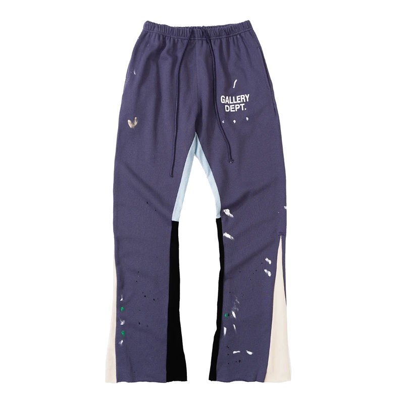 Gallery Dept Flared Sweatpants — Purple Blue colorway — USFans Spreadsheet photo