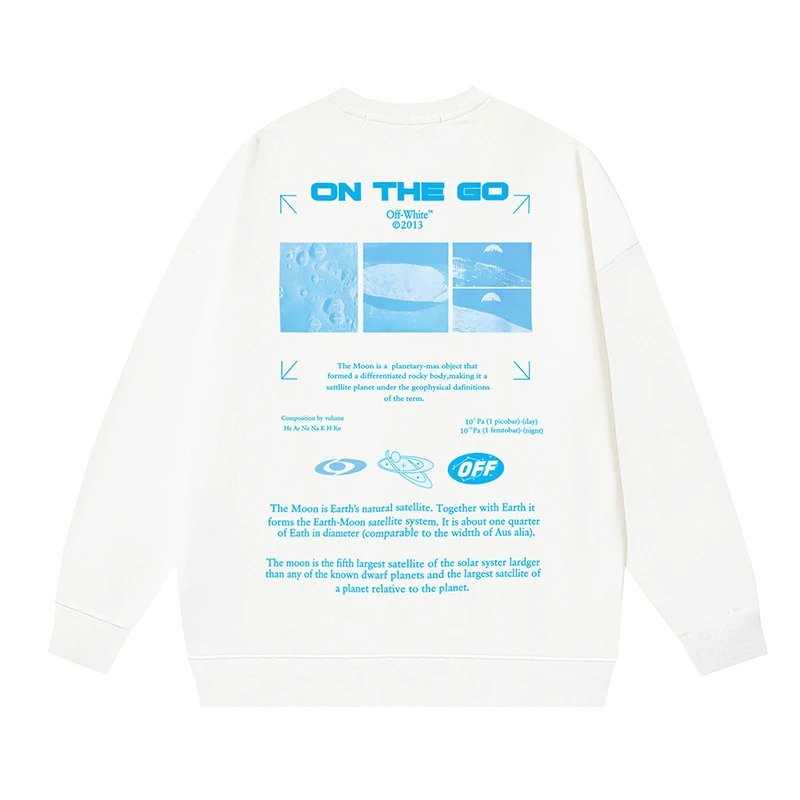 Off-White White Crewneck — 139 white colorway — USFans Spreadsheet photo