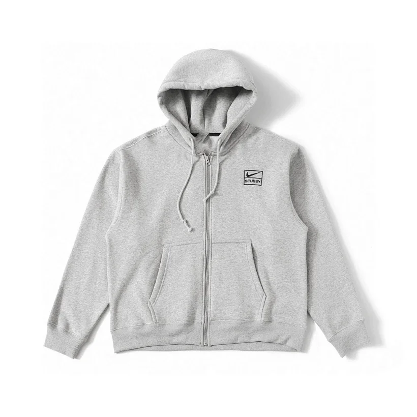 Stussy Zip Hoodie Gris