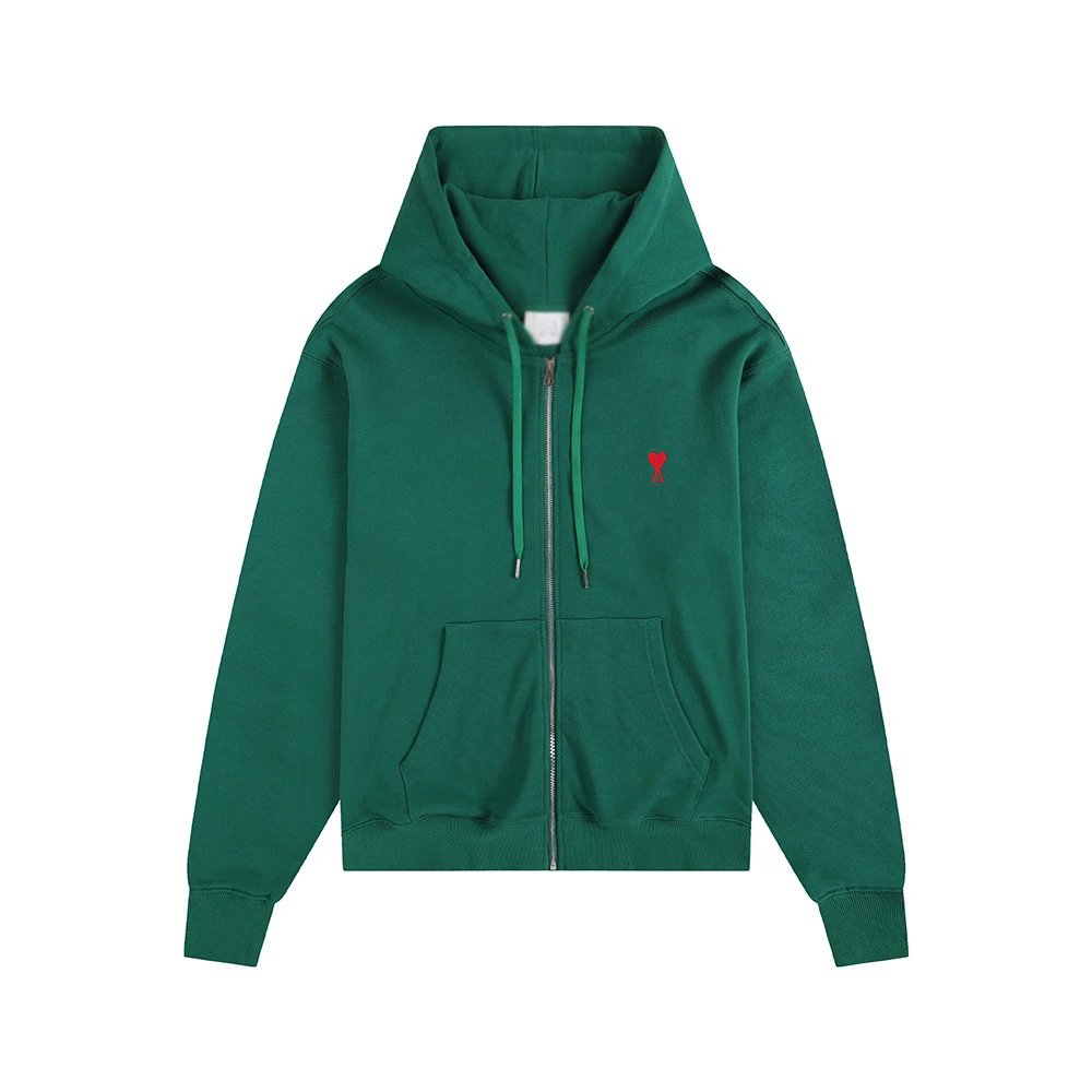 CDG Hearts Hoodie — Dark green -403# colorway — USFans Spreadsheet photo