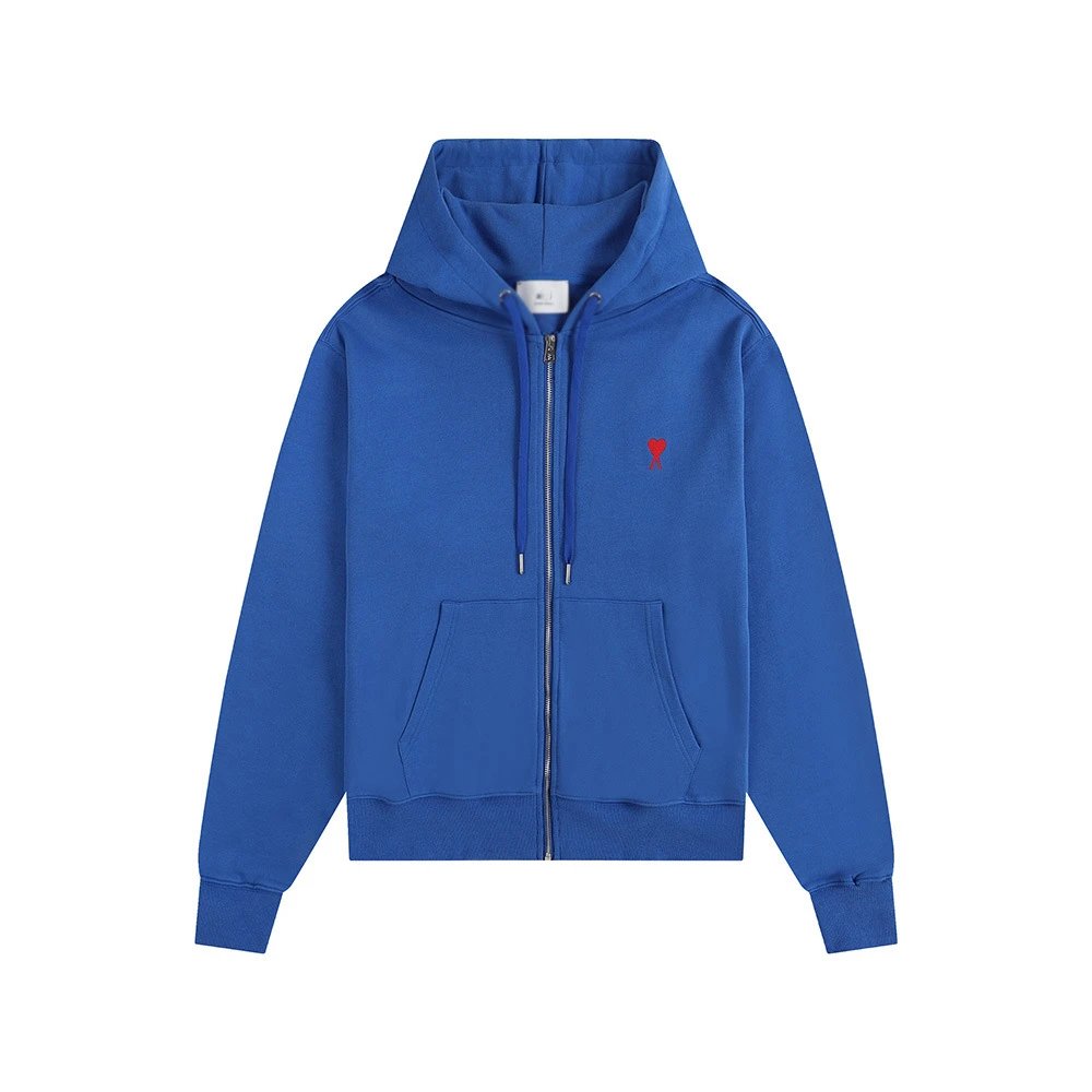 CDG Hearts Hoodie — Color Blue -403# colorway — USFans Spreadsheet photo
