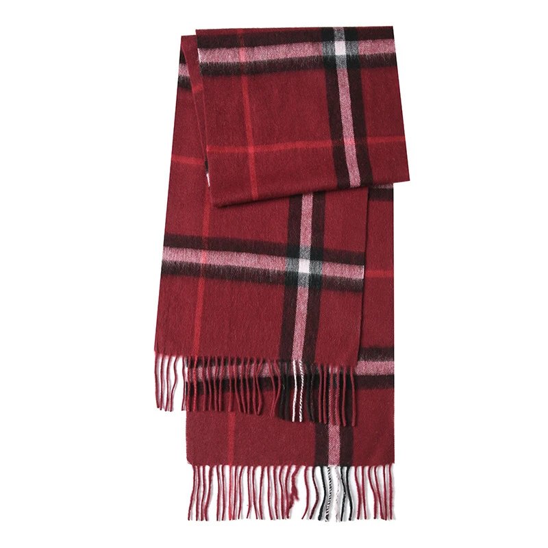 Wine red checkerboard