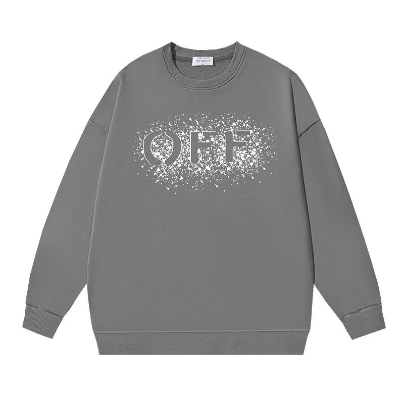 Off-White White Crewneck — 1042 dark gray colorway — USFans Spreadsheet photo