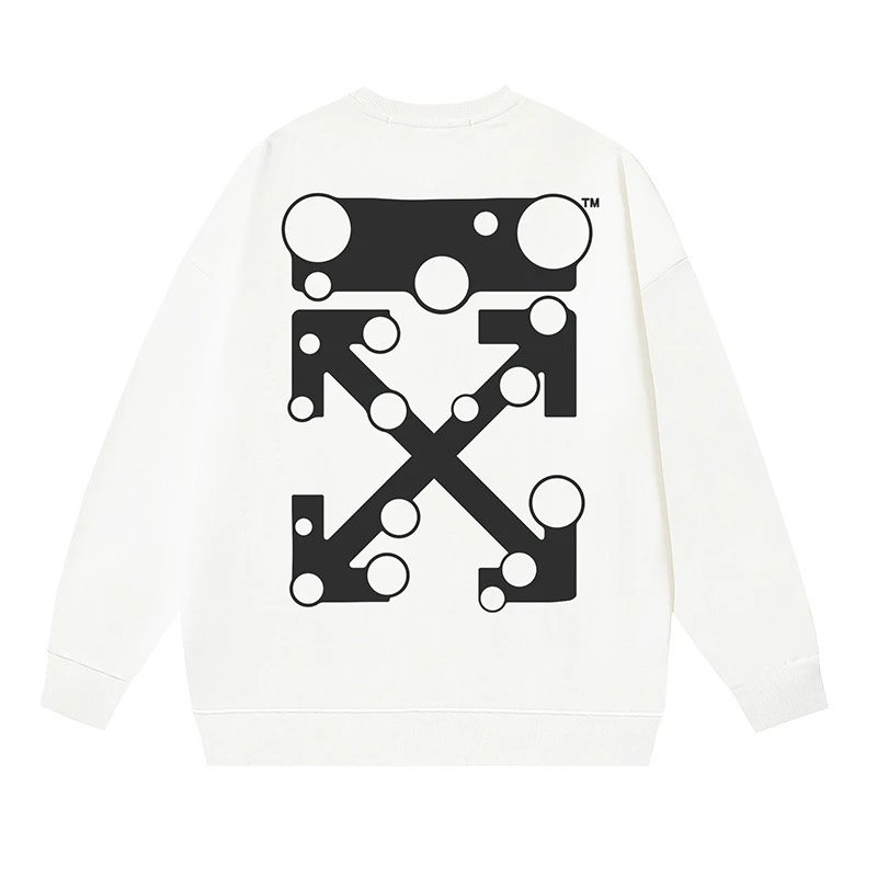 Off-White White Crewneck — 133 White colorway — USFans Spreadsheet photo