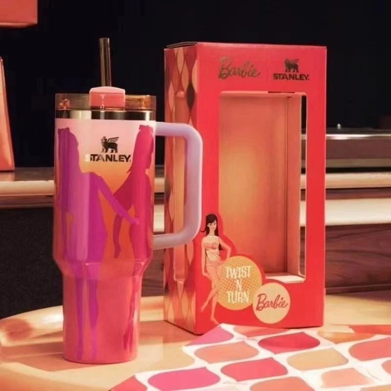 Stanley Thermos Cup — Barbie Vital Orange colorway — USFans Spreadsheet photo