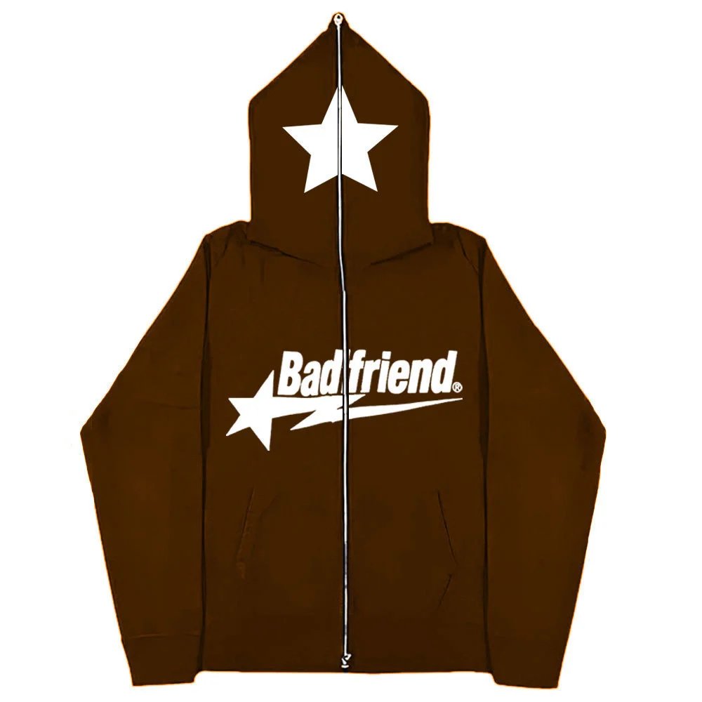 Badfriend Hoodie — brown colorway — USFans Spreadsheet photo