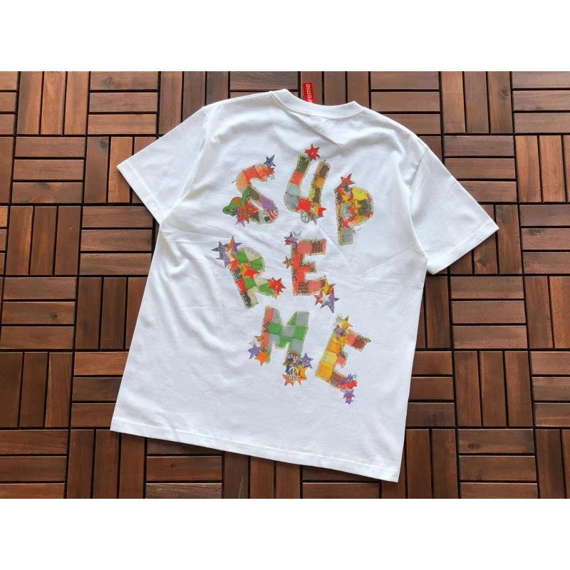 Supreme X Ducati T-Shirt — B363 color logo letter white colorway — USFans Spreadsheet photo