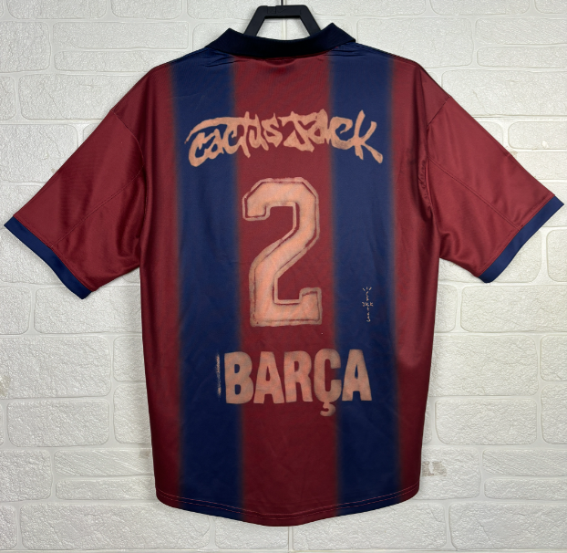 Cactus Jack x Spotify FC Barcelona Jersey — Fanfan Edition-Barcelona Jacket Print No colorway — USFans Spreadsheet photo