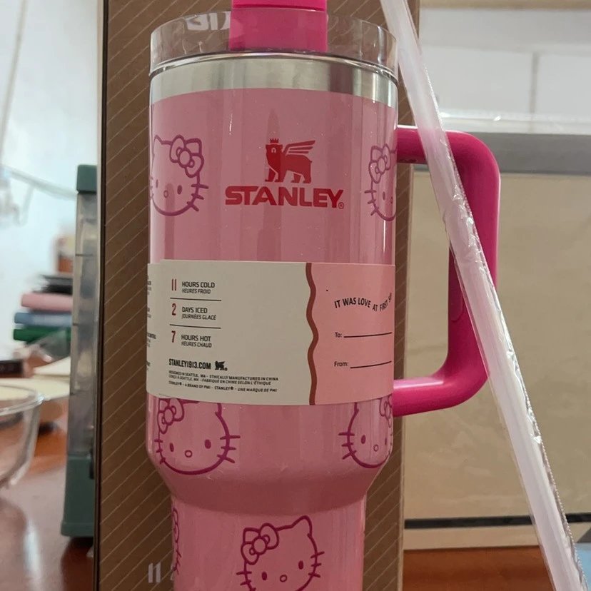 Stanley Thermos Cup — KT cat powder colorway — USFans Spreadsheet photo