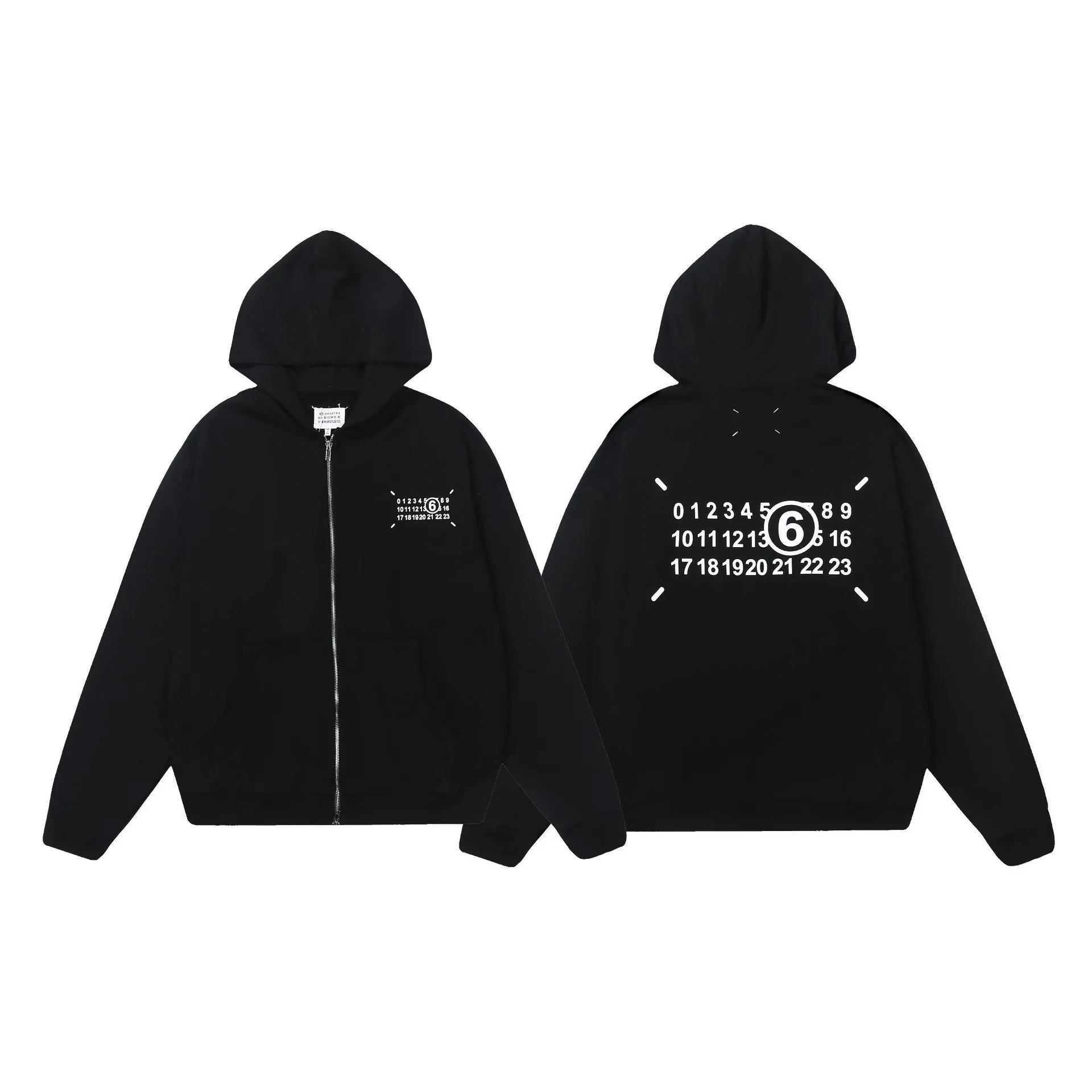 MM6 Maison Margiela Zip-up Hoodie - rep Maison Margiela
