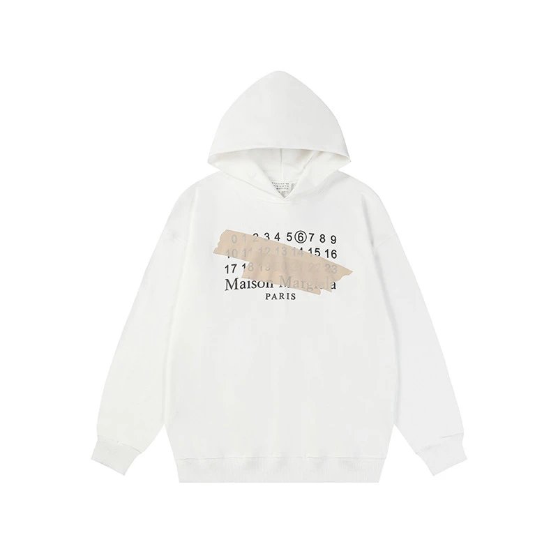 Maison Margiela Hoodies — white colorway — USFans Spreadsheet photo
