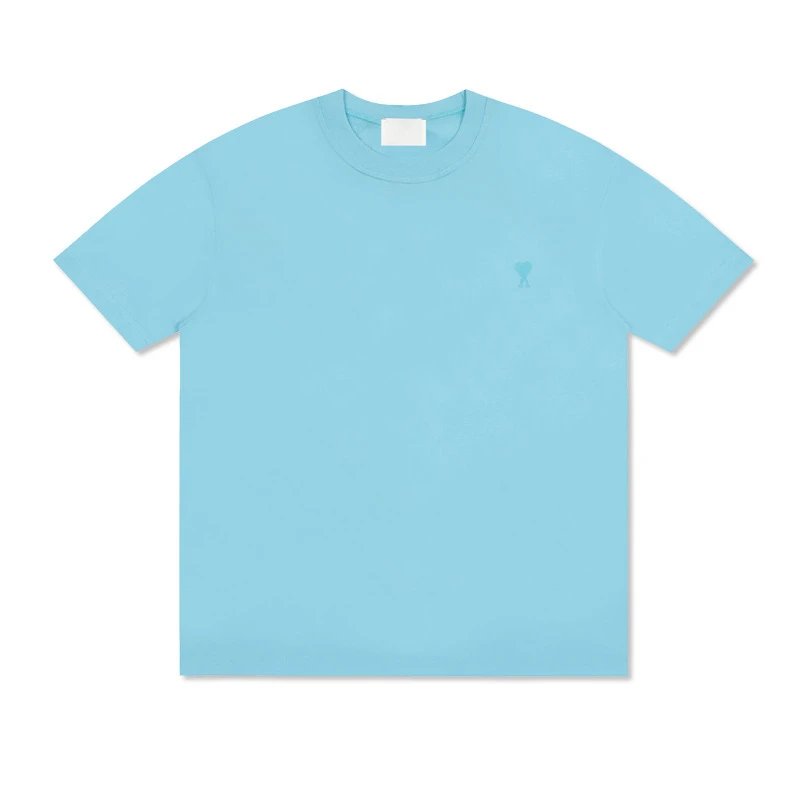 Ami Paris T-Shirts with Small Logo — Little Love-Bright Blue colorway — USFans Spreadsheet photo