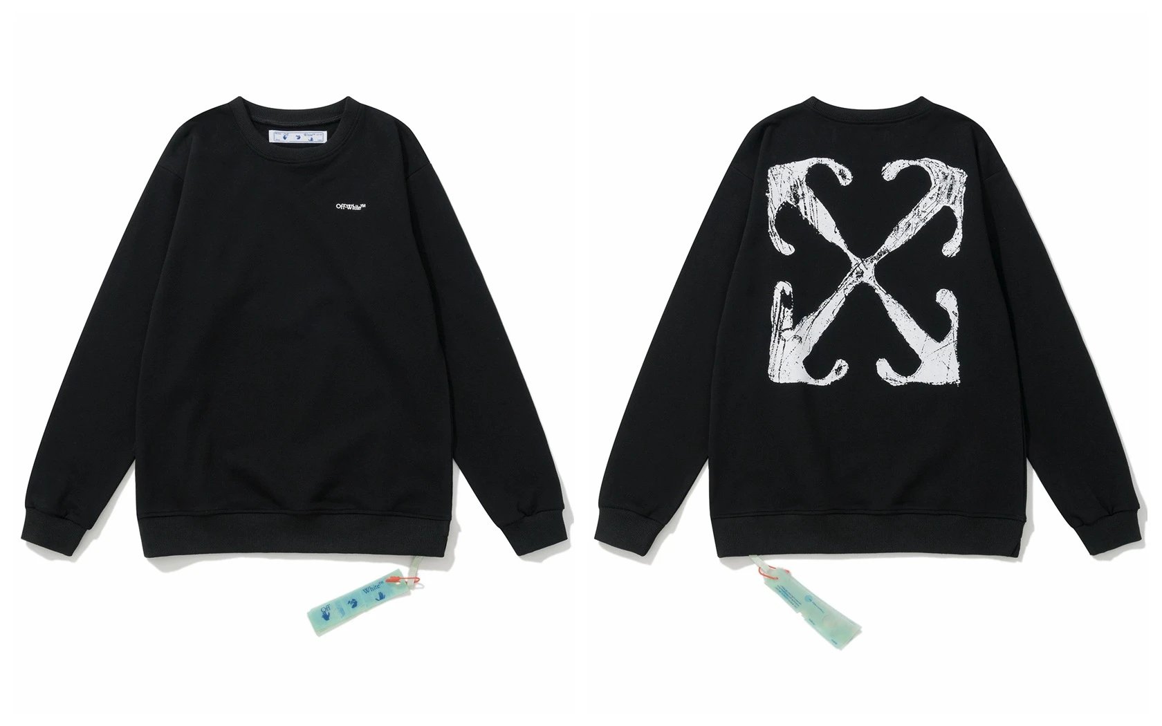 Off-White Crewneck — 776 black colorway — USFans Spreadsheet photo