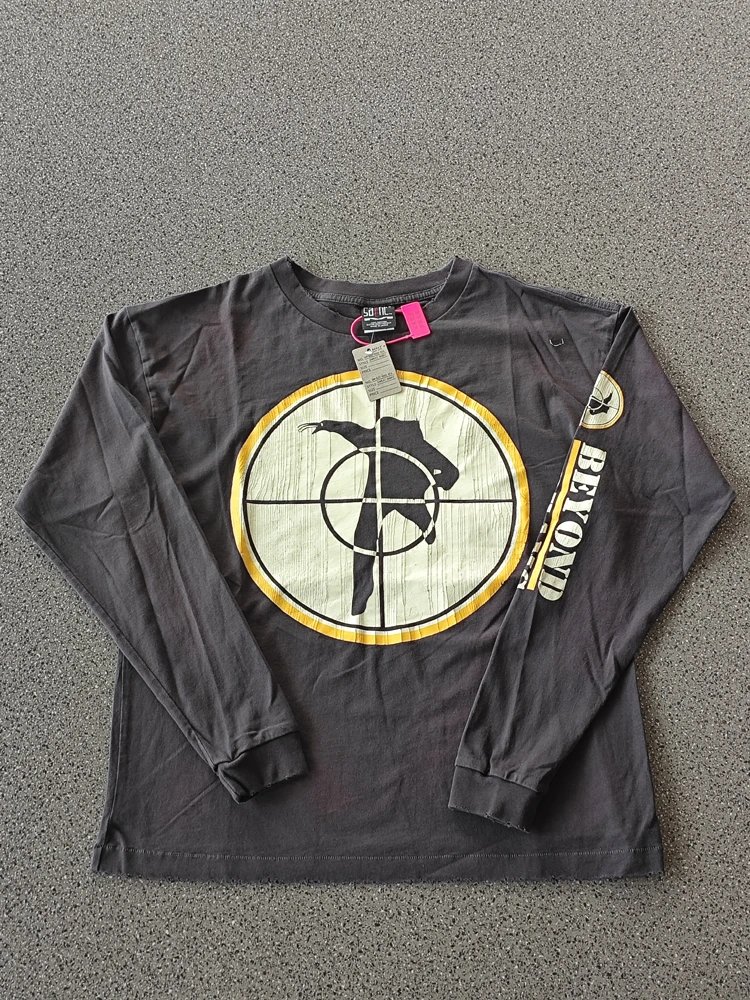 Saint Michael Longsleeve Hoodie — Ninja Crack ST625 colorway — USFans Spreadsheet photo