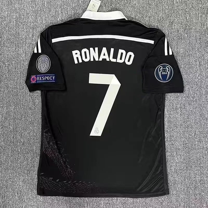 Real Madrid 16-17 T-Shirt — 1415 Season Away Black Dragons colorway — USFans Spreadsheet photo